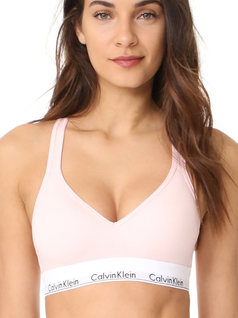 #2041 Calvin Klein Modern Cotton Padded Bralette QF1654 - Nymph's Thigh (Nude